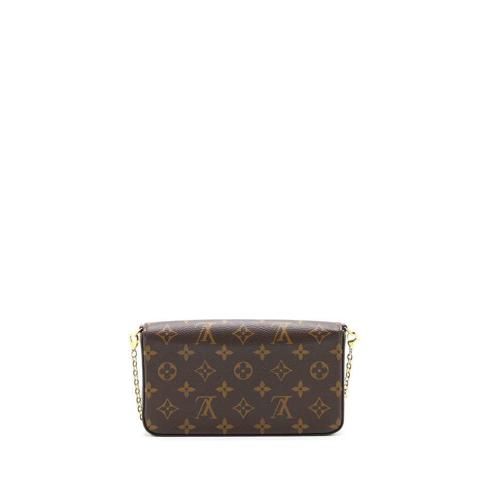 LOUIS VUITTON FELICIE POCHETTE MONOGRAM CANVAS GHW