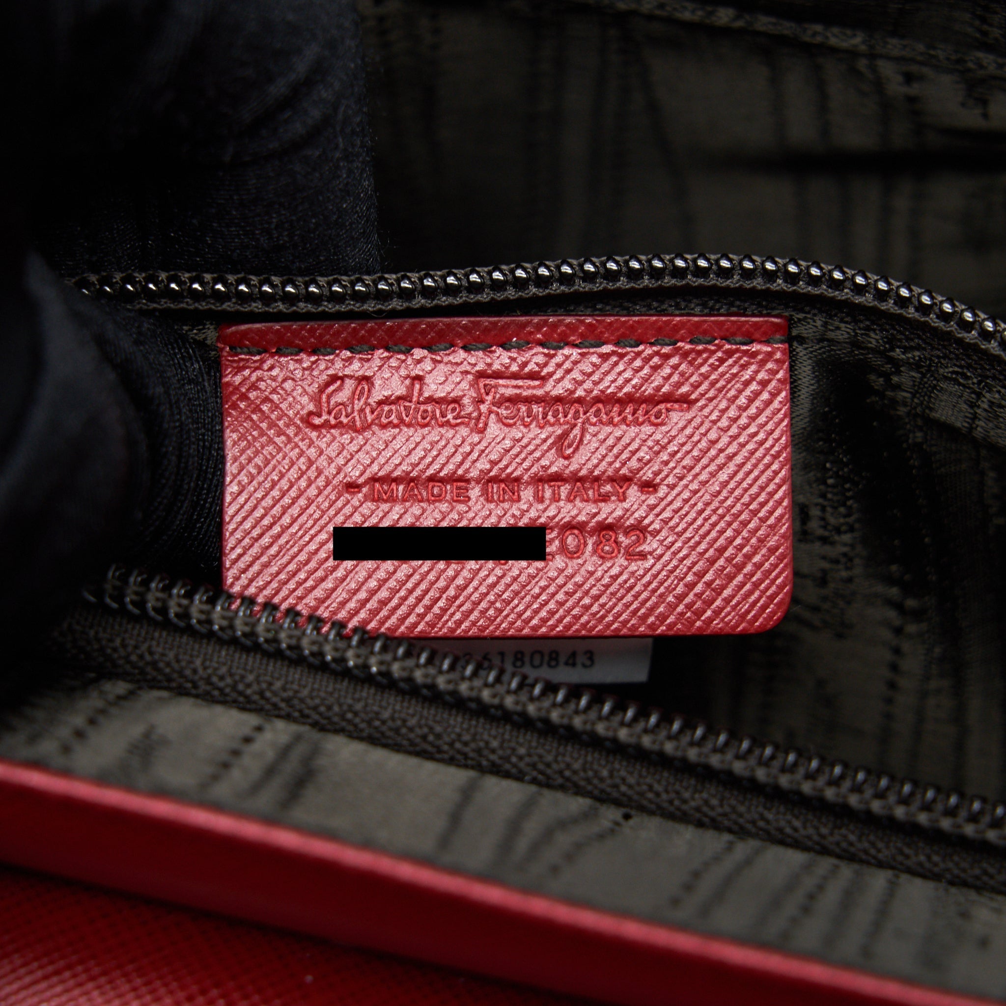 FERRAGAMO TOP HANDLE TOTE BAG SAFFIANO LEATHER RED GHW