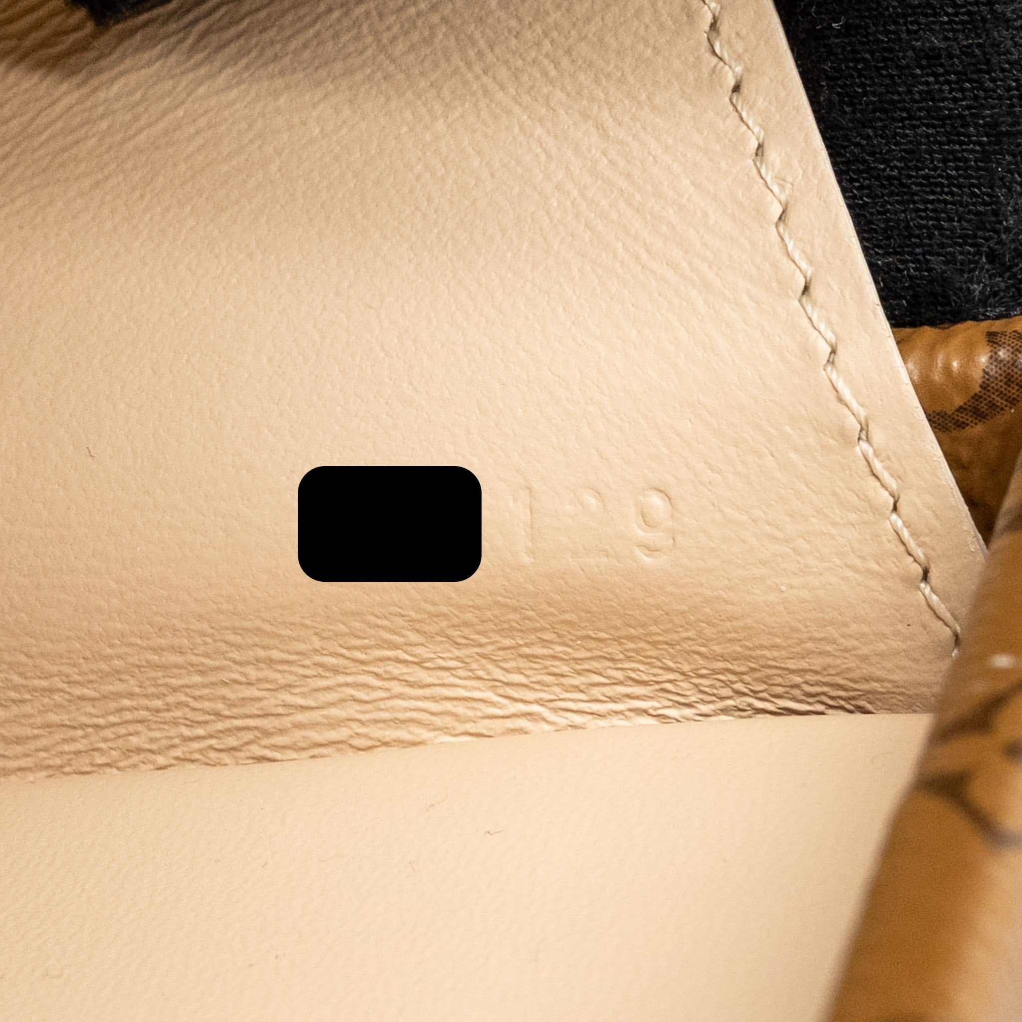 LOUIS VUITTON PETIT MALLE MONOGRAM REVERSE CANVAS GHW