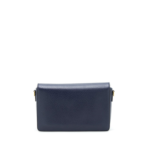 DIOR J'ADIOR MEDIUM FLAP BAG CALFSKIN NAVY GHW