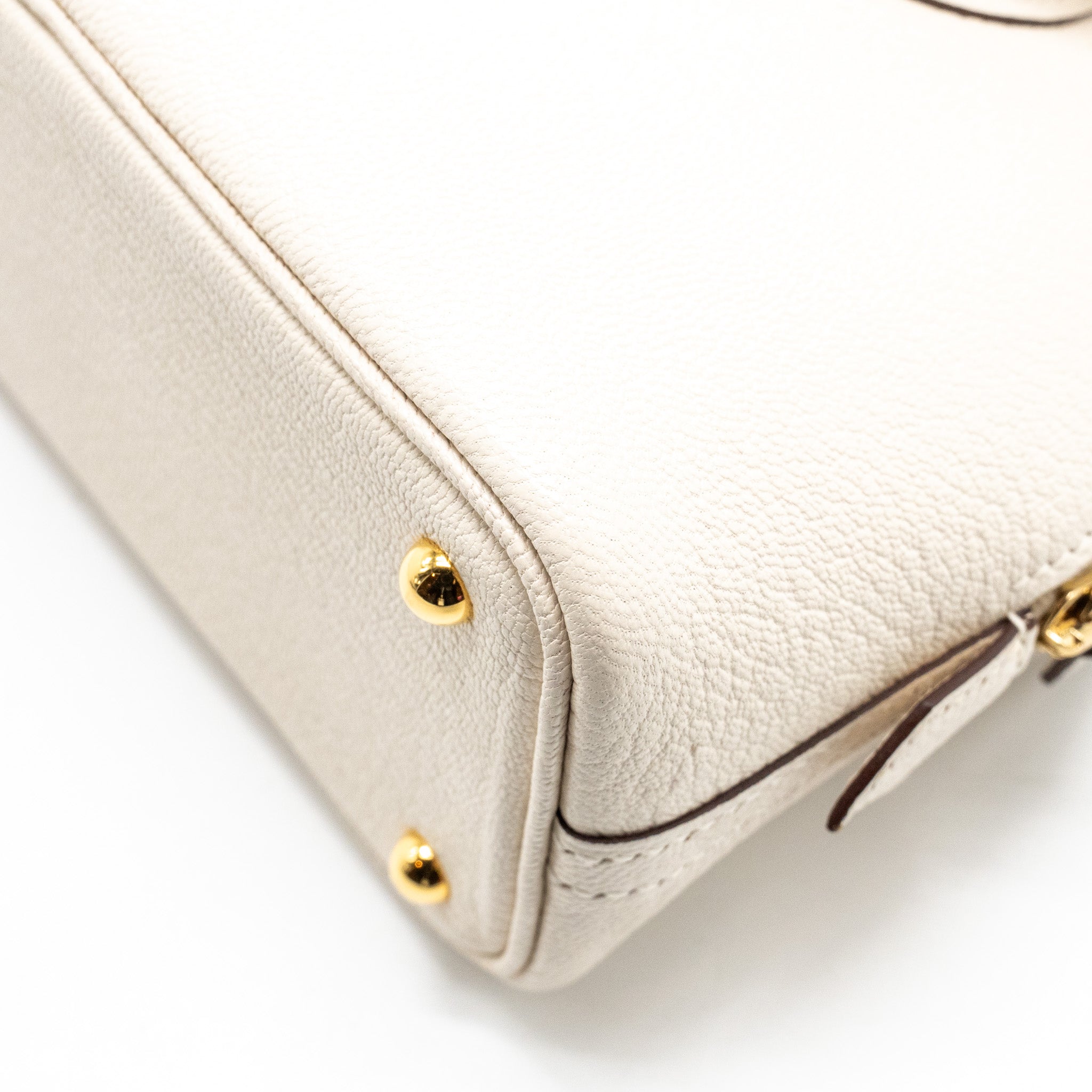 HERMES MINI BOLIDE CHÈVRE MYSORE NATA GHW
