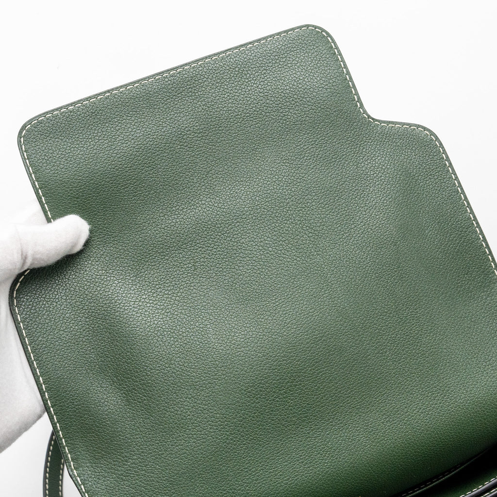 HERMES ROULIS 23 EVERCOLOR VERT CYPRES GHW