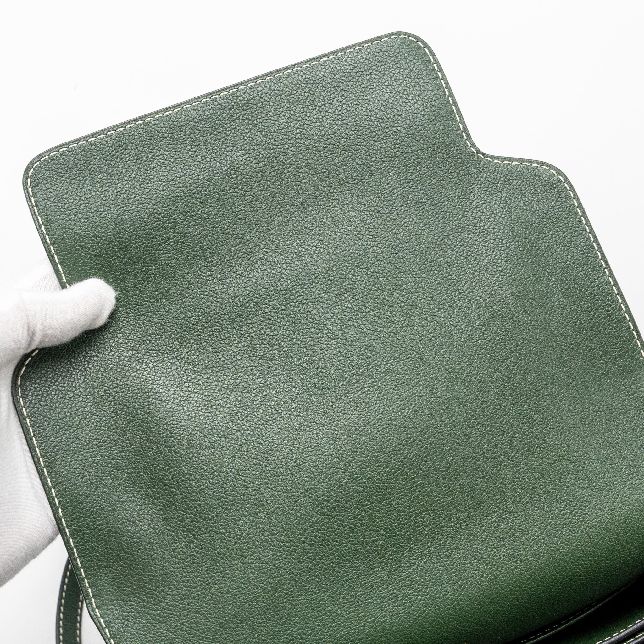 HERMES ROULIS 23 EVERCOLOR VERT CYPRES GHW