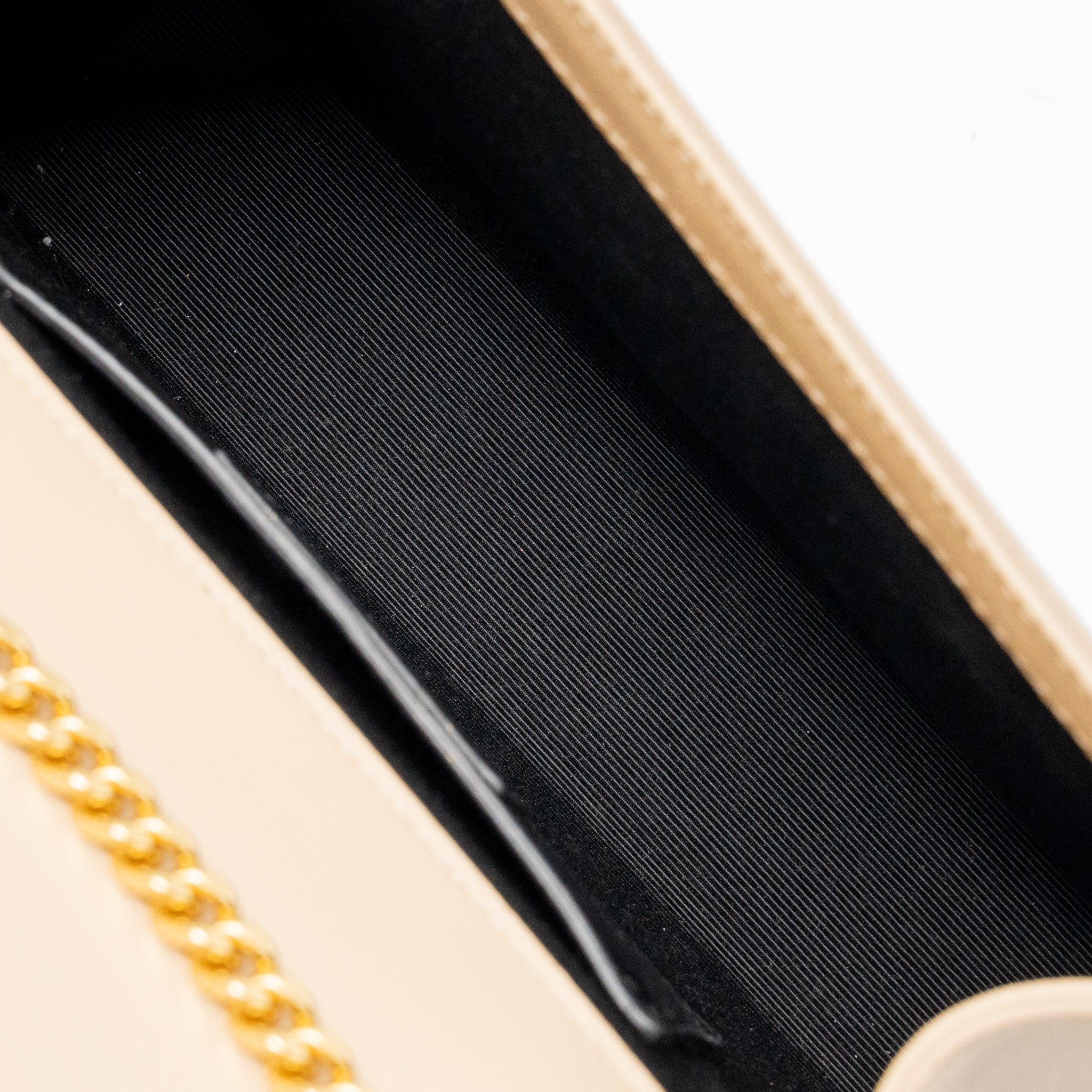 SAINT LAURENT/YSL KATE MEDIUM GRAINED CALFSKIN DARK BEIGE GHW