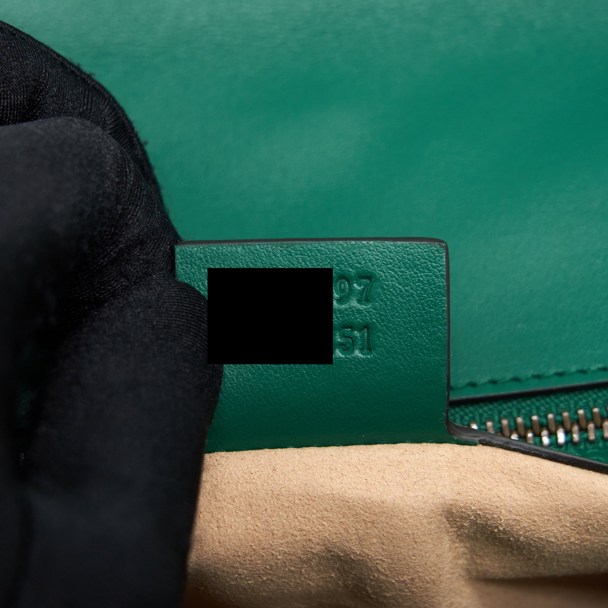 GUCCI SMALL MARMONT BAG GREEN GHW