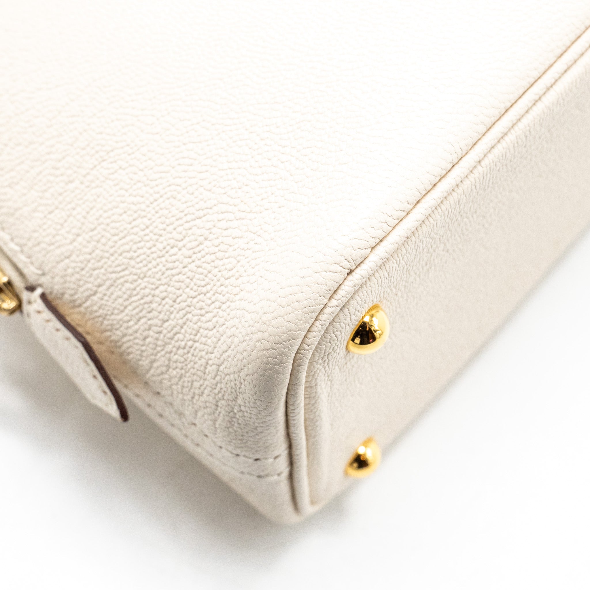 HERMES MINI BOLIDE CHÈVRE MYSORE NATA GHW