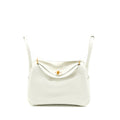 HERMES LINDY 26 EVERCOLOR BLANC GHW