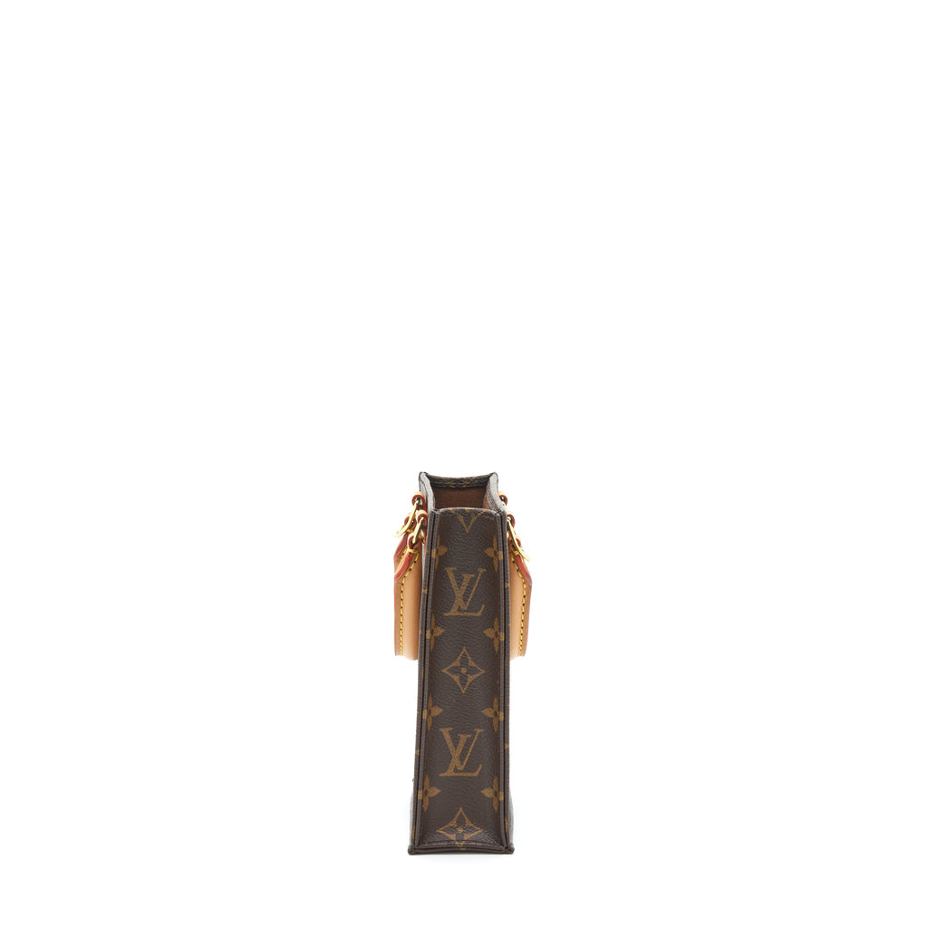 LOUIS VUITTON PETIT SAC PLAT MONOGRAM CANVAS YEAR 2020 GHW