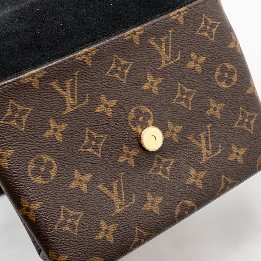 LOUIS VUITTON LOCKY BB MONOGRAM CANVAS/LEATHER BLACK GHW
