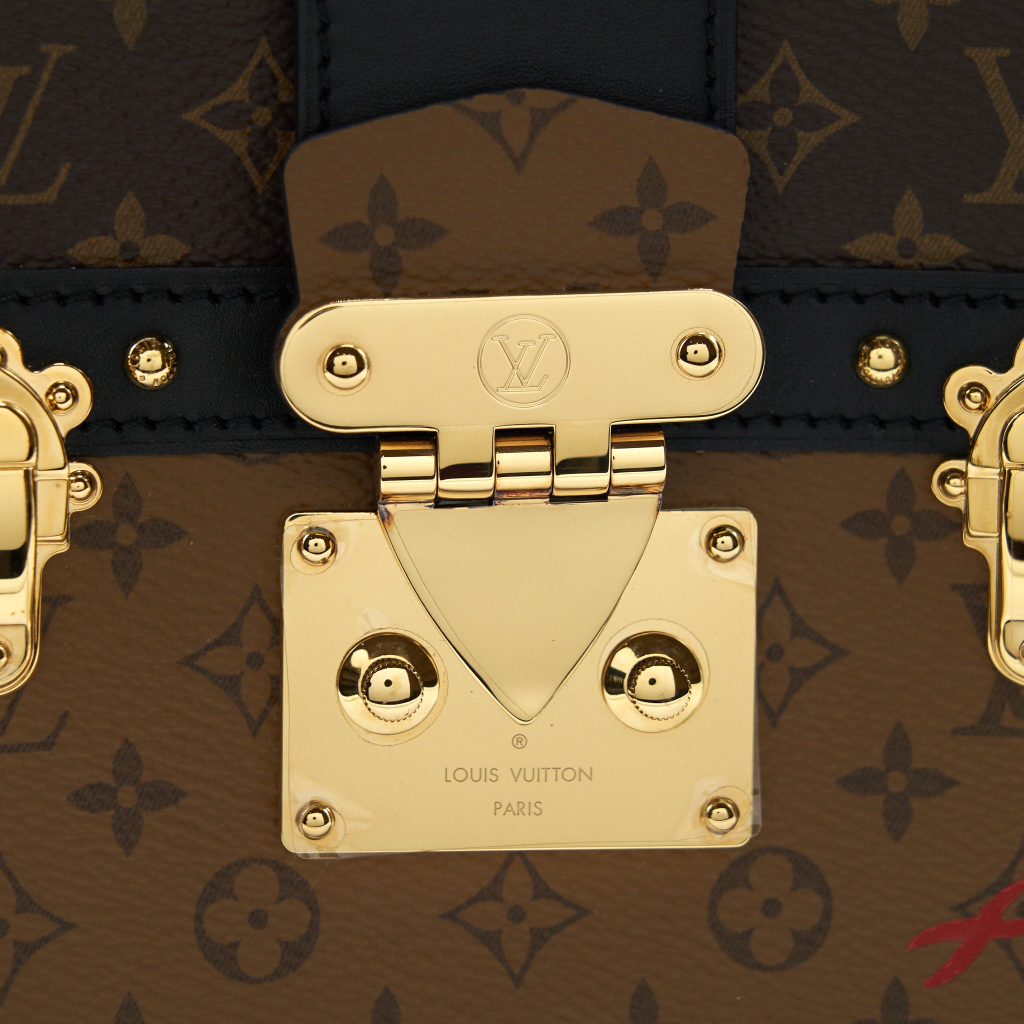 LOUIS VUITTON TRUNK CLUTCH BAG MONOGRAM
