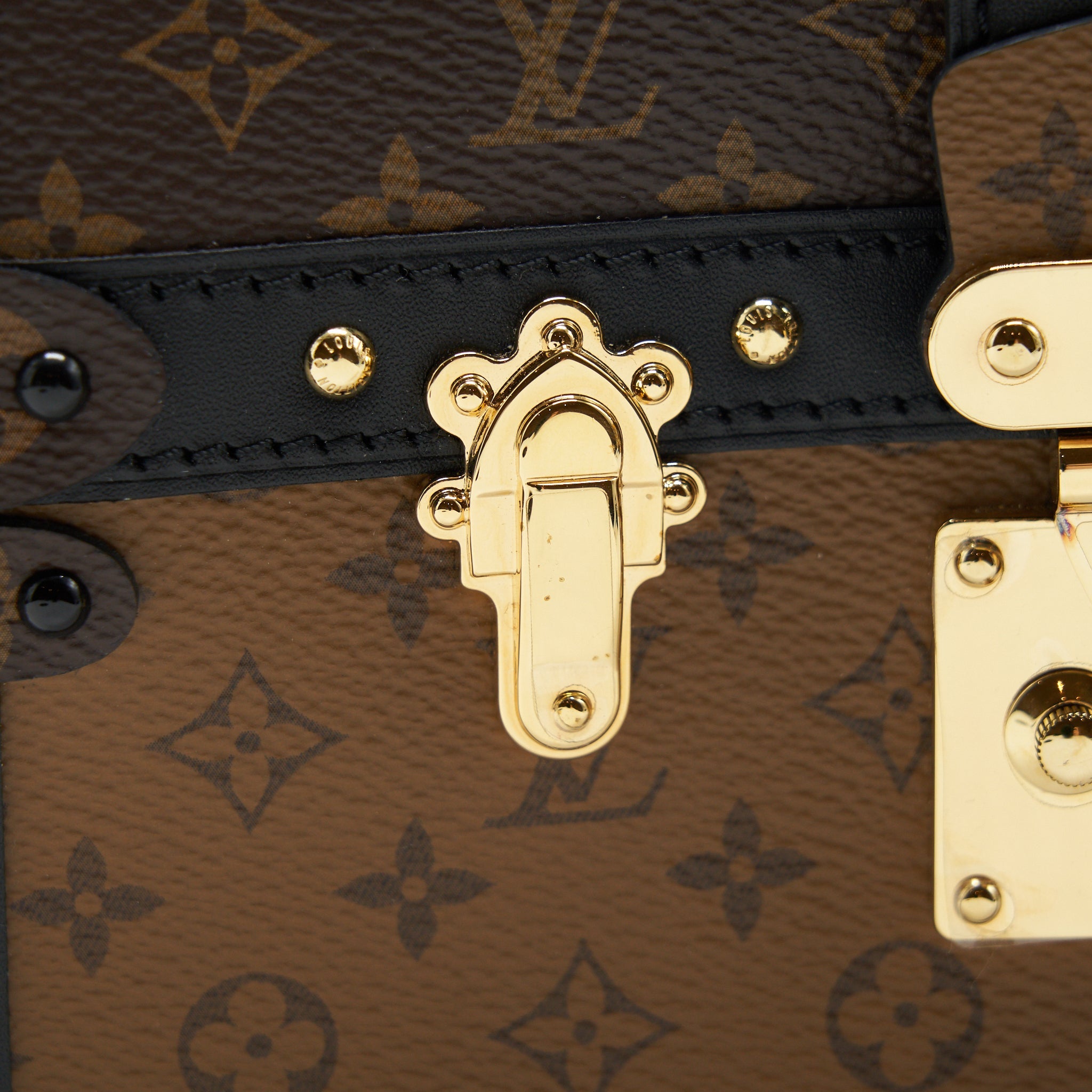 LOUIS VUITTON TRUNK CLUTCH BAG MONOGRAM