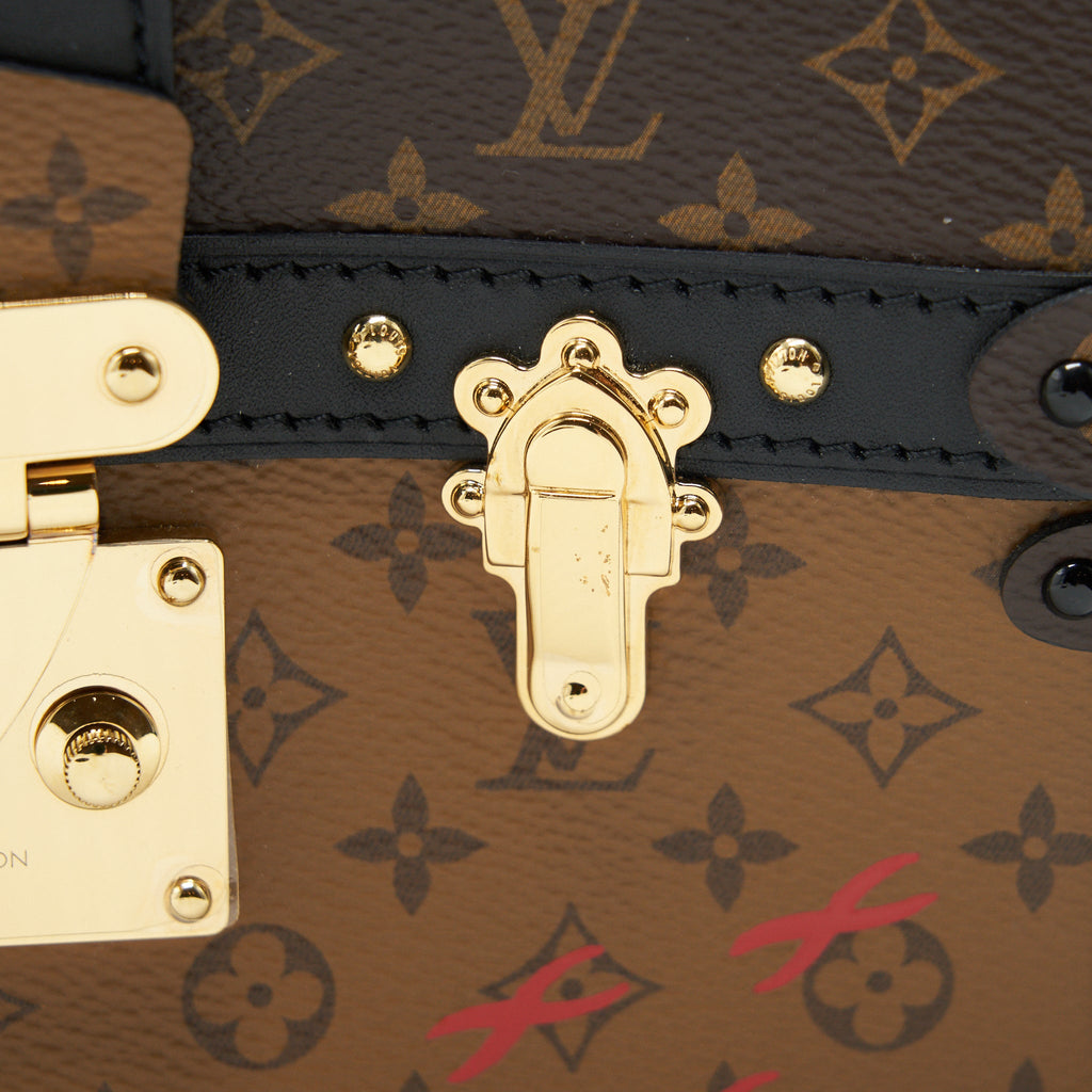 LOUIS VUITTON TRUNK CLUTCH BAG MONOGRAM