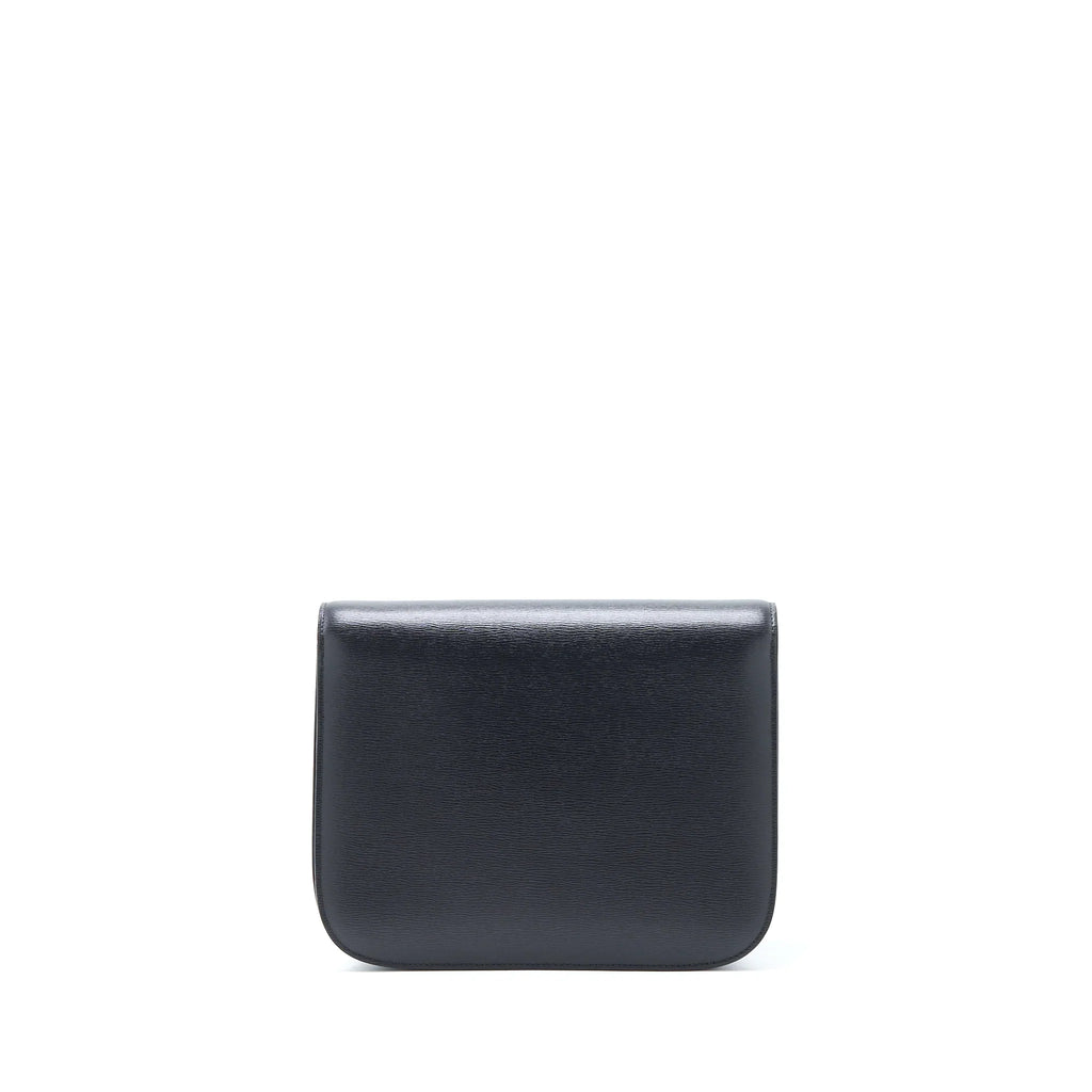 CELINE MEDIUM CLASSIC BOX CALFSKIN LIEGE ANTHRACITE GHW