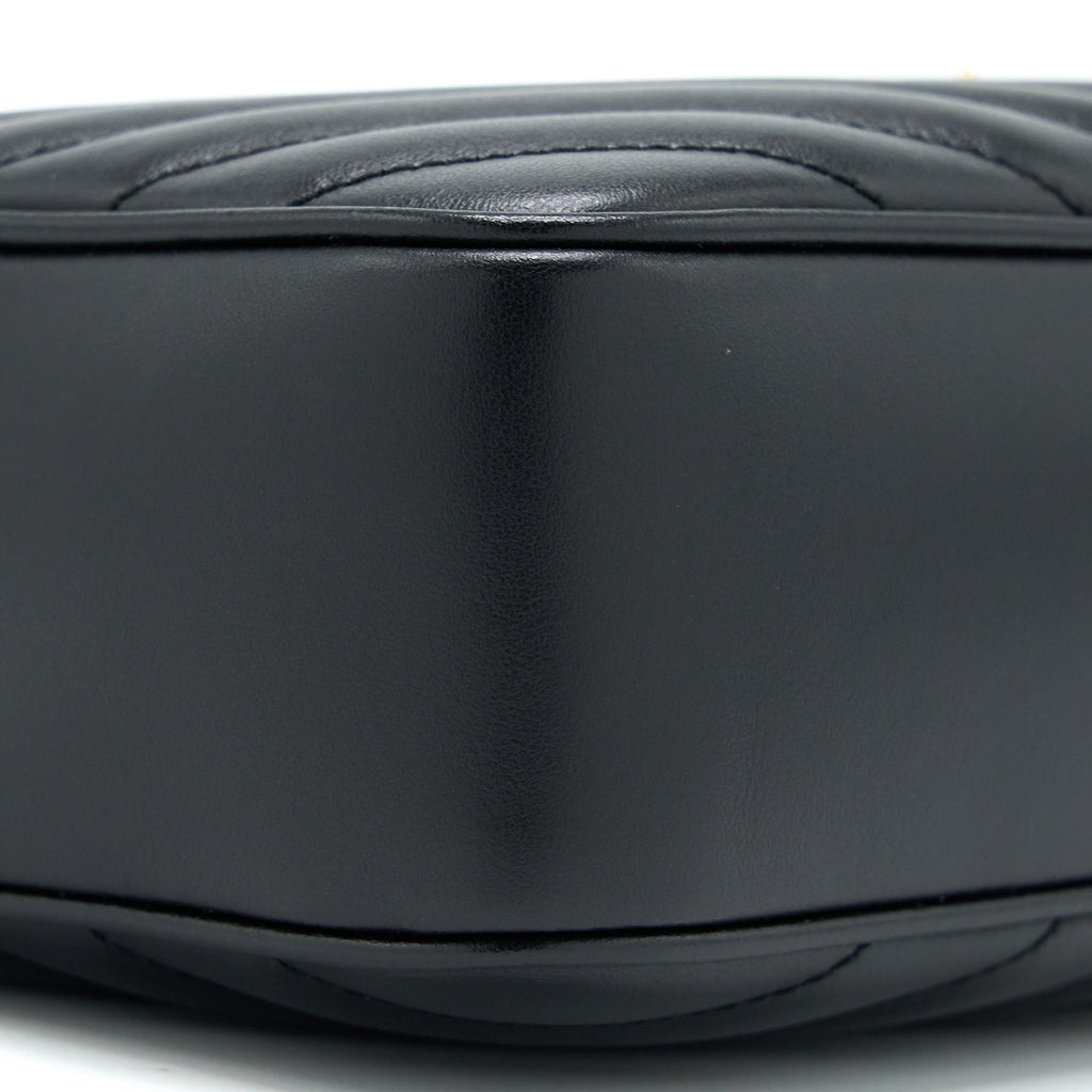 SAINT LAURENT/YSL LOU CAMERA BAG CALFSKIN BLACK GHW