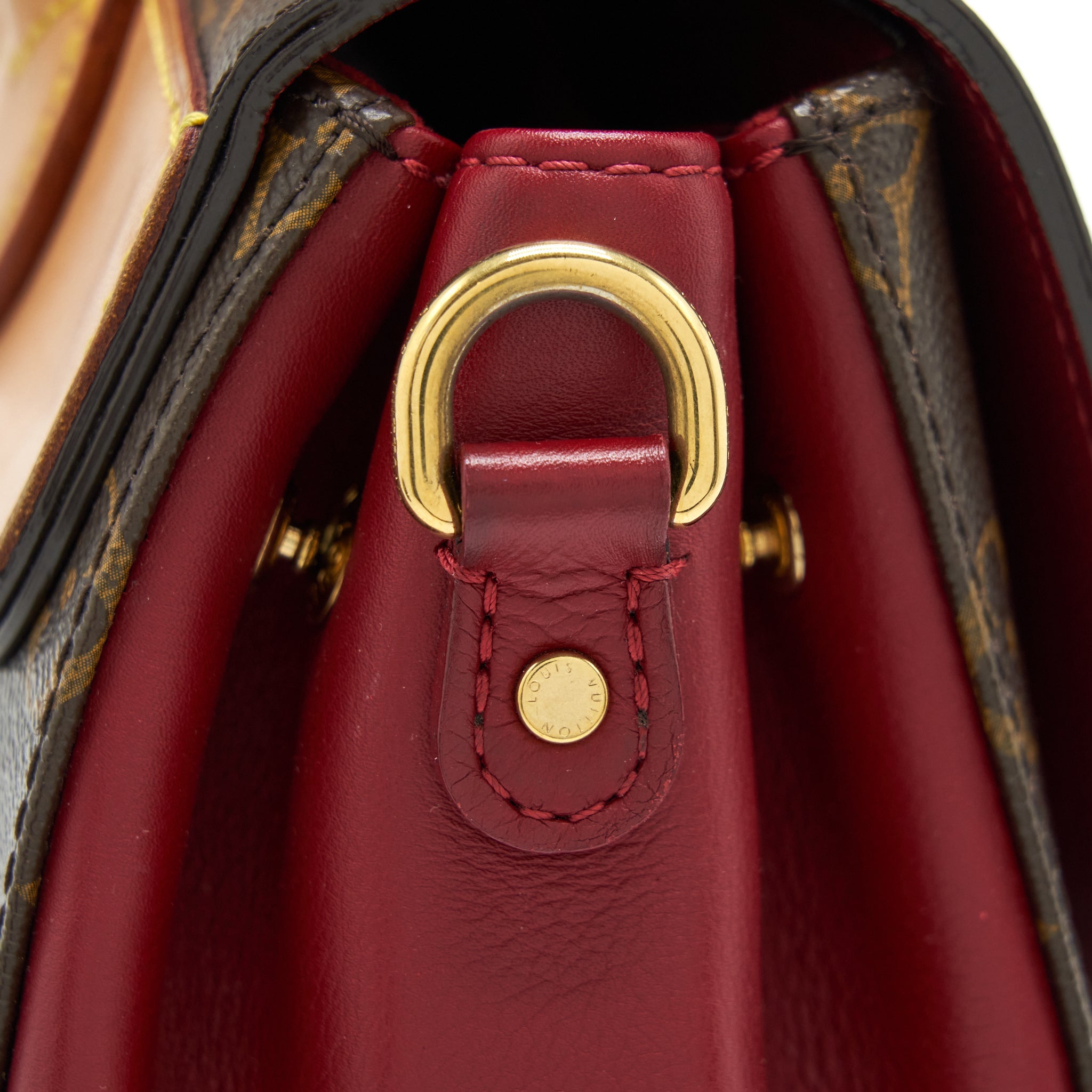 LOUIS VUITTON MONOGRAM BAG WITH LONG STRAP GHW