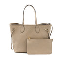 LOUIS VUITTON NEVERFULL MM MONOGRAM EMPREINTE TOURTERELLE GHW (NEW VERSION)
