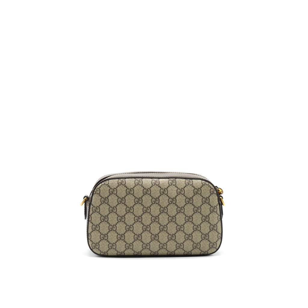 GUCCI GG SUPREME CROSSBODY BAG BROWN