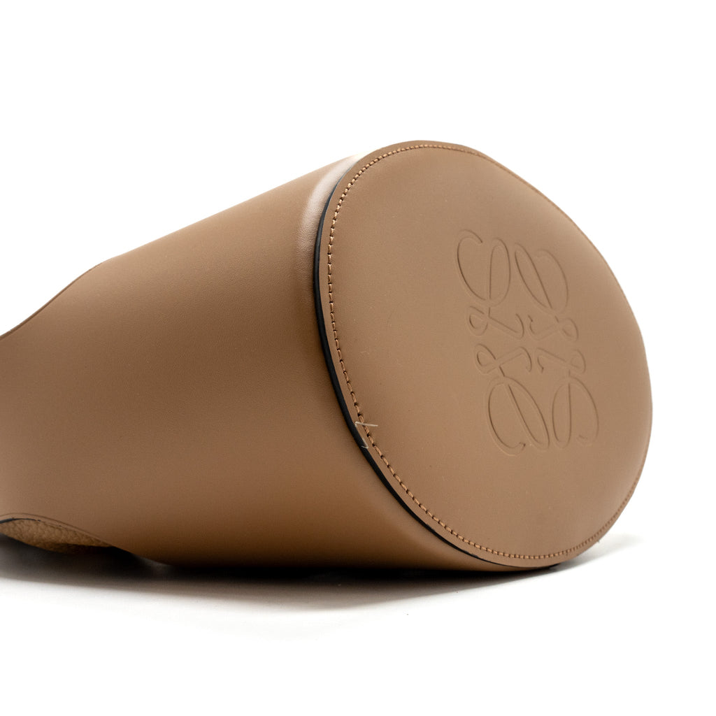 LOEWE BOLSO BALLOON BUCKET BAG CALFSKIN TOFFEE SHW