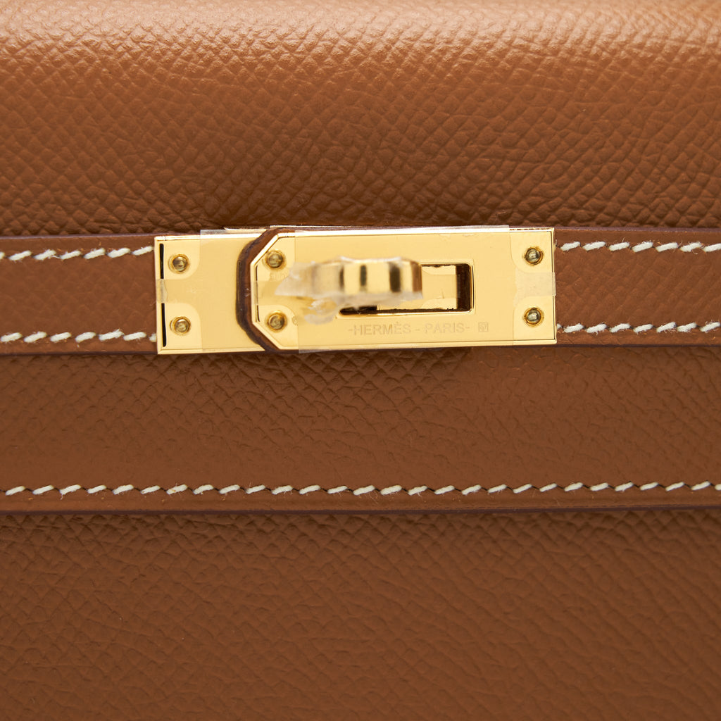 HERMES KELLY 25 EPSOM 37 GOLD GHW