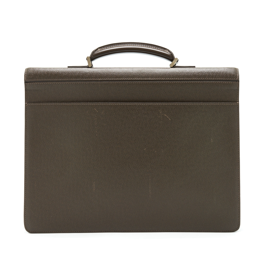 LOUIS VUITTON VINTAGE BRIEFCASE BROWN SHW