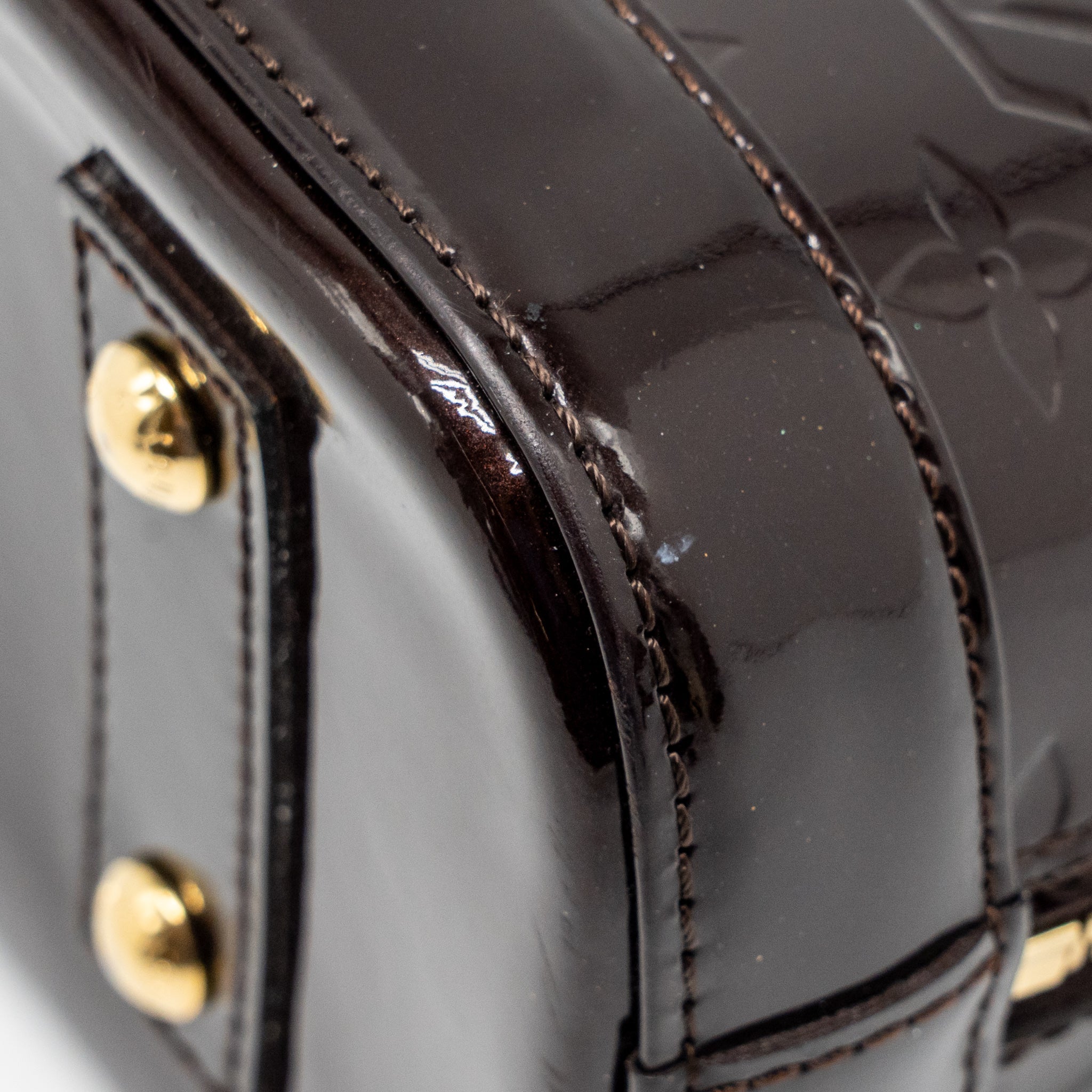 LOUIS VUITTON ALMA BB PATENT AMATANTE GHW