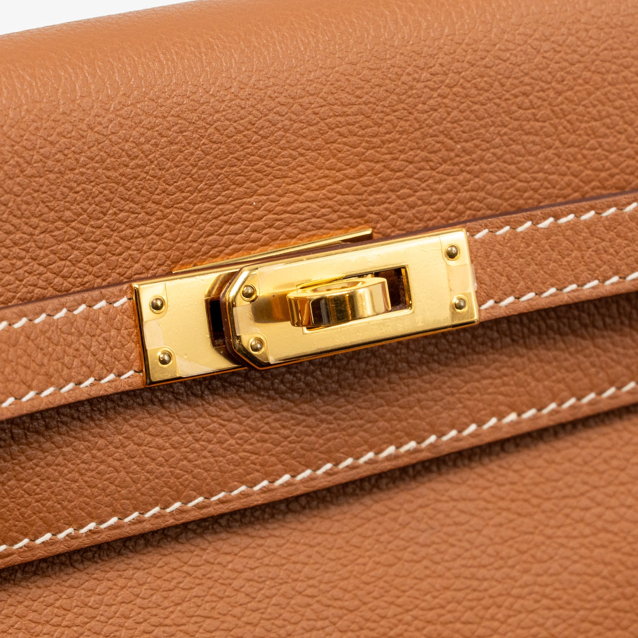 HERMES KELLY DANSE EVERCOLOR GOLD GHW