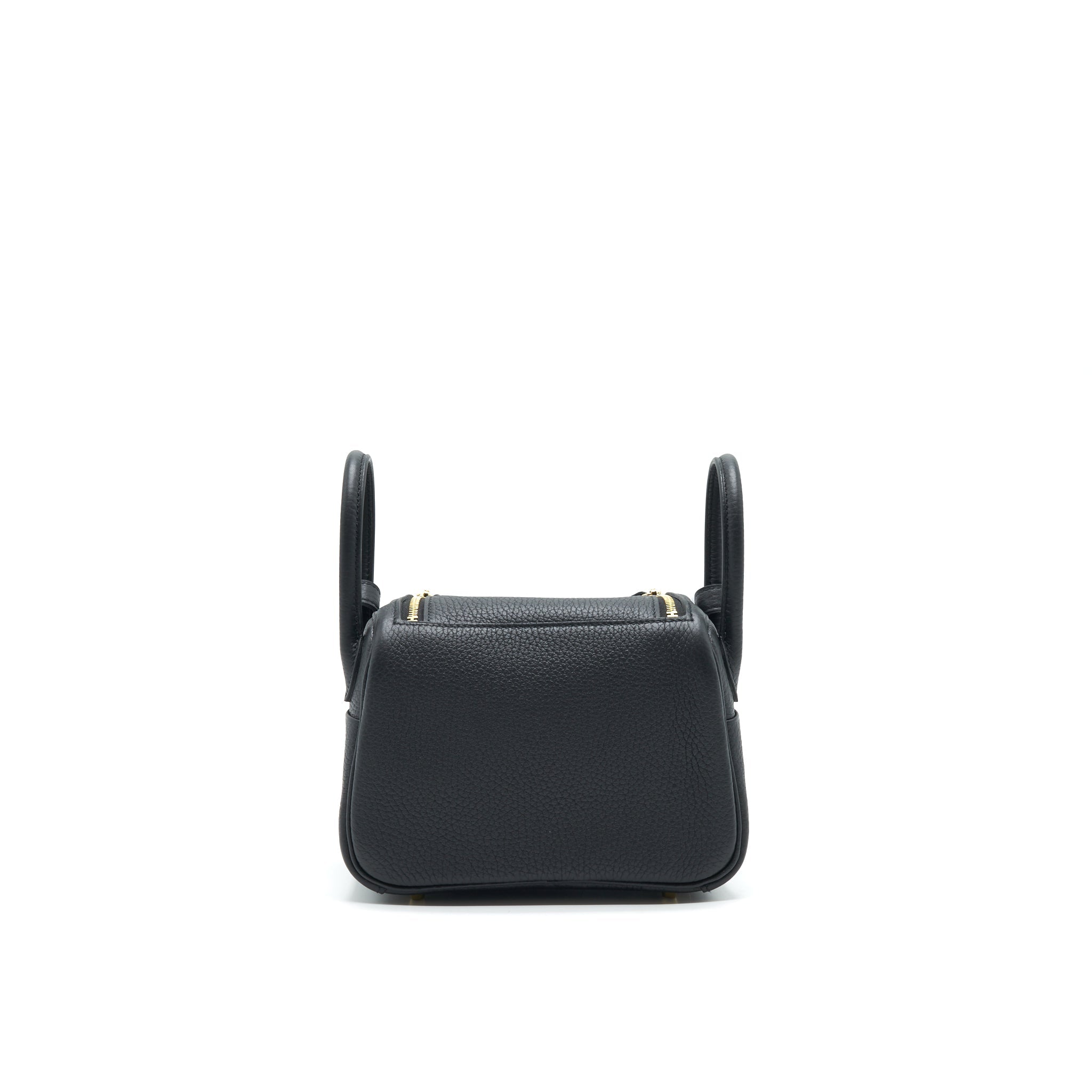 HERMES MINI LINDY BLACK GHW