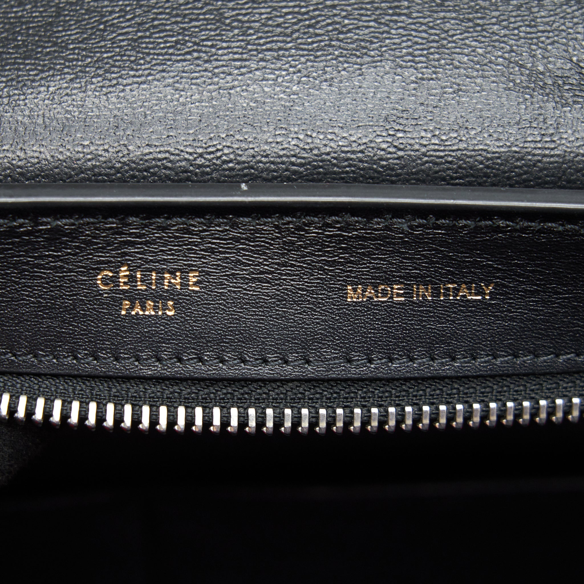 CELINE SMALL TRAPEZE BAG MULTI COLOR GREY/ BLACK/ ORANGE