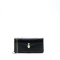 BVLGARI SERPENTI CLUTCH WITH CHAIN CALFSKIN BLACK GHW