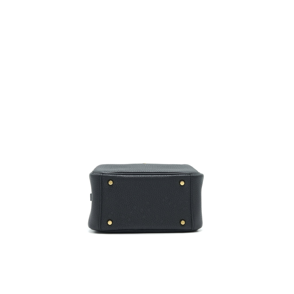 HERMES MINI LINDY CC89 BLACK GHW