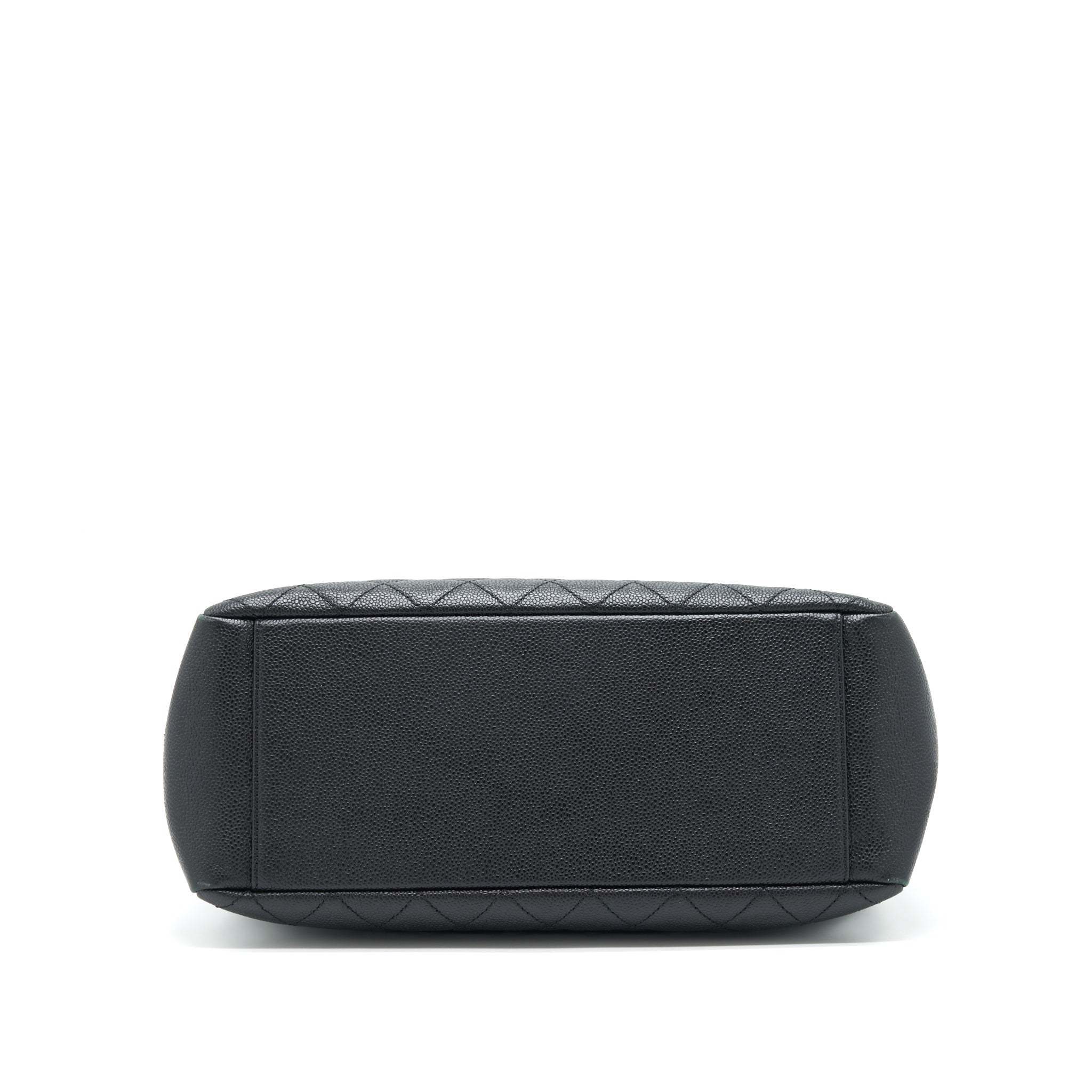 CHANEL GRAND SHOPPING TOTE BAG CAVIAR BLACK GHW