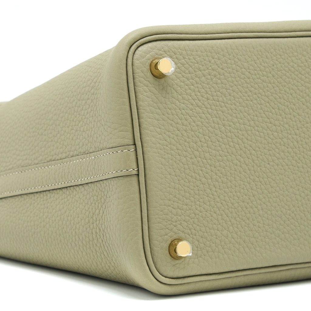 HERMES PICOTIN 18 LOCK BAG CLEMENCE SAUGE GHW