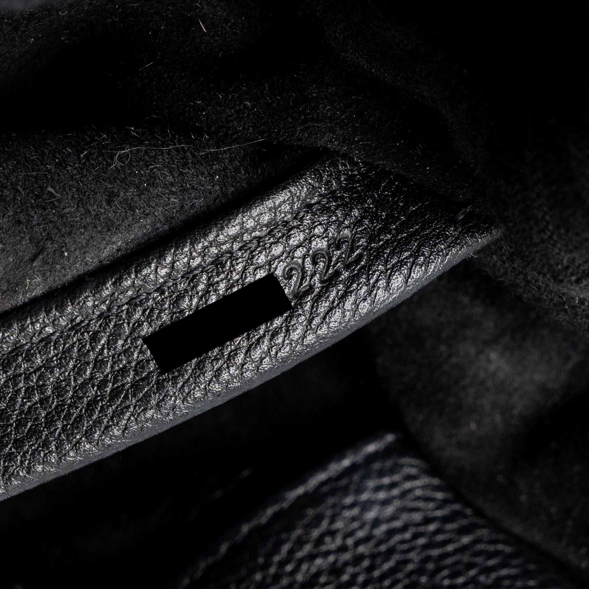 CELINE MEDIUM SOFT 16 BAG GRAINED CALFSKIN BLACK GHW