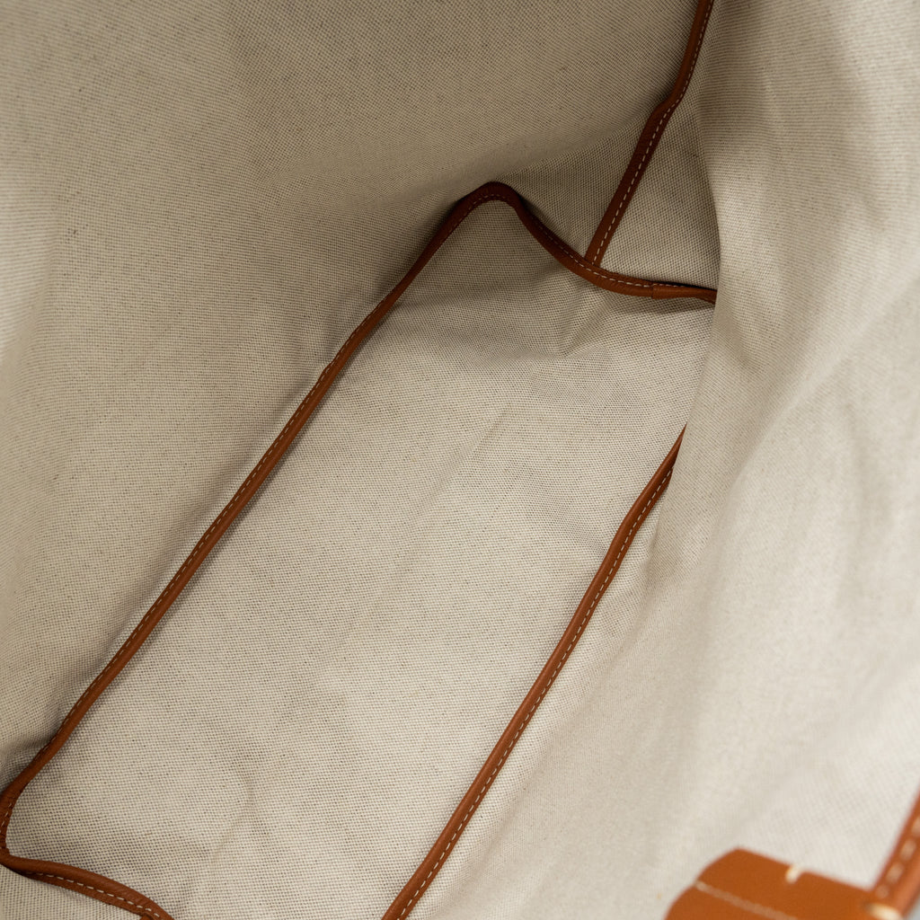 GOYARD SAINT LOUIS PM TOTE CANVAS BLACK/ BROWN SHW