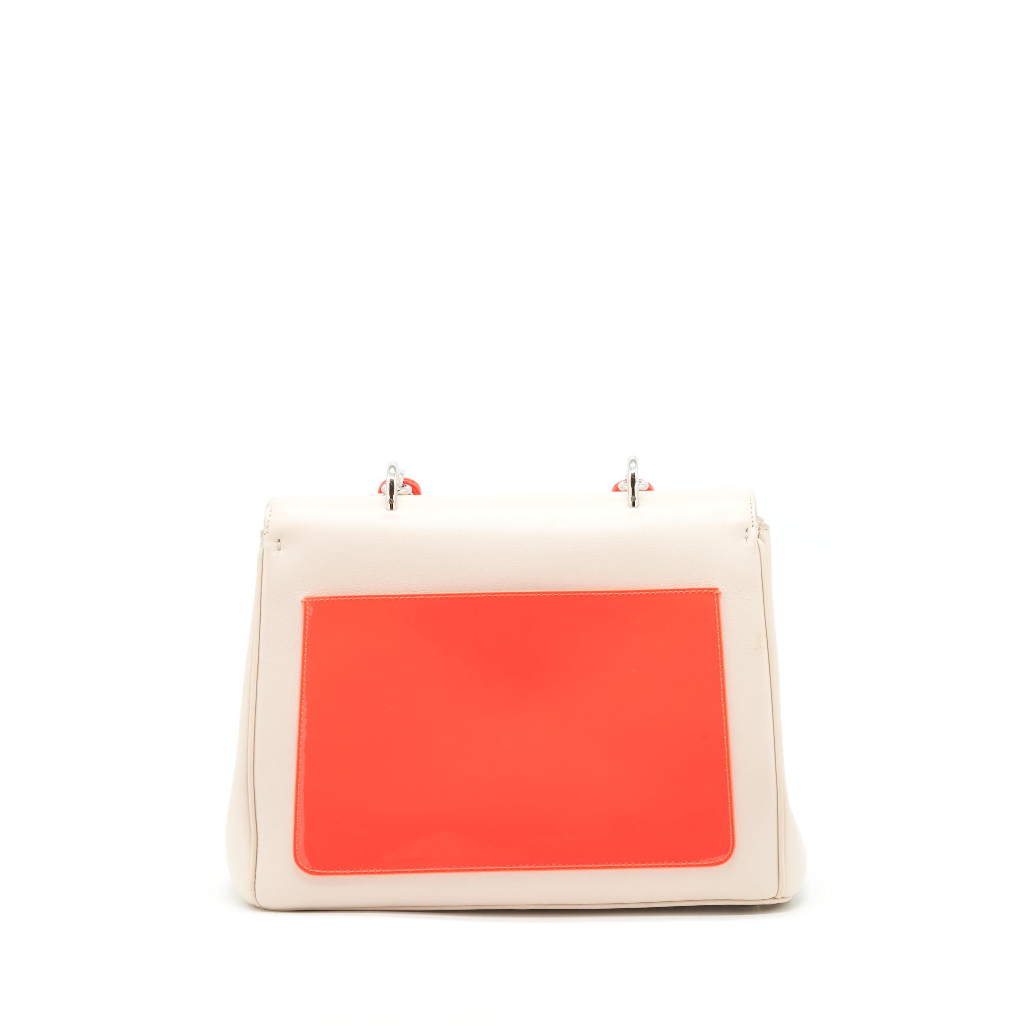 DIOR BE DIOR BAG SMOOTH CALFSKIN BEIGE / BRIGHT PINK SHW