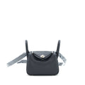 HERMES MINI LINDY SWIFT BLUE INDIGO SHW