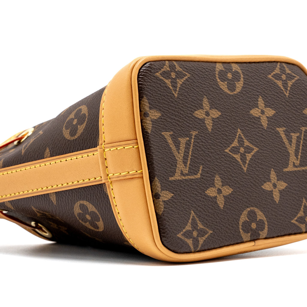 LOUIS VUITTON NANO NOE MONOGRAM CANVAS GHW