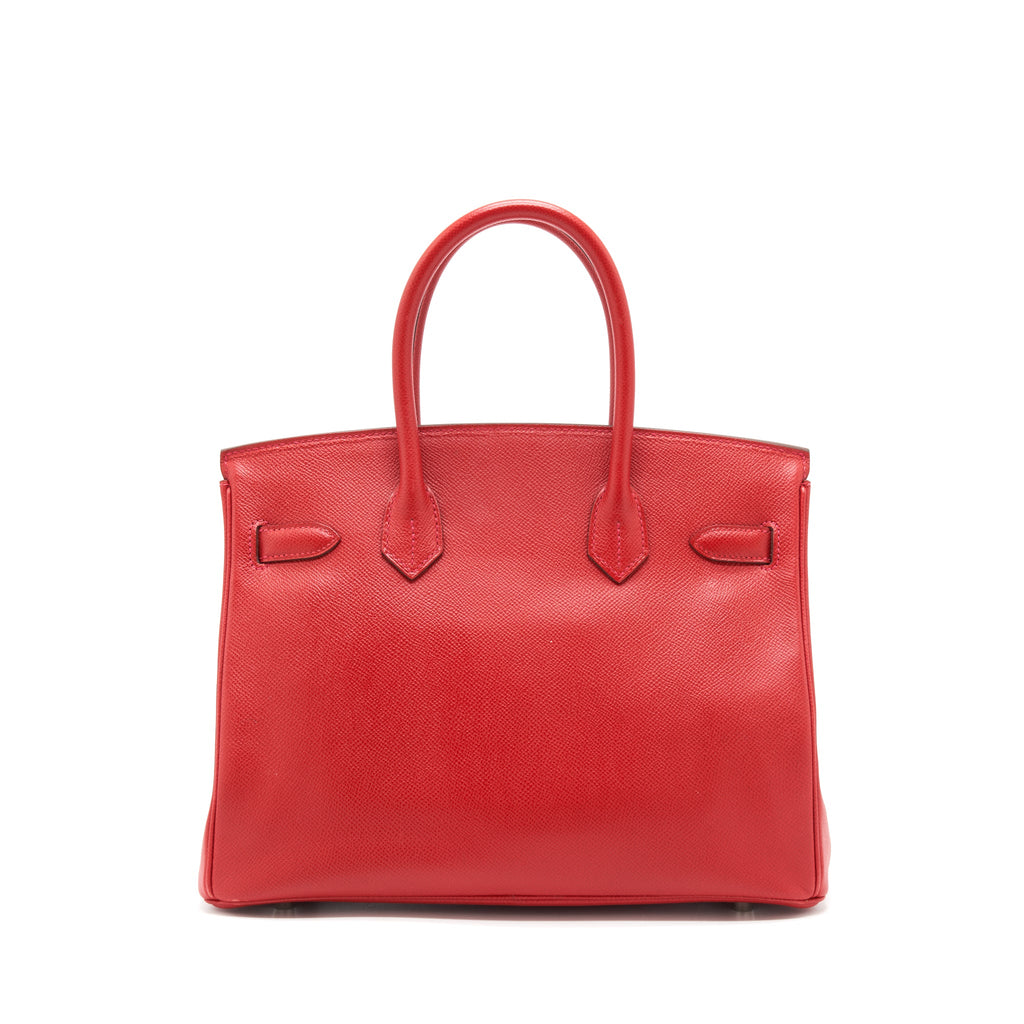 HERMES BIRKIN 30 EPSOM Q5 ROUGE CASAQUE SHW