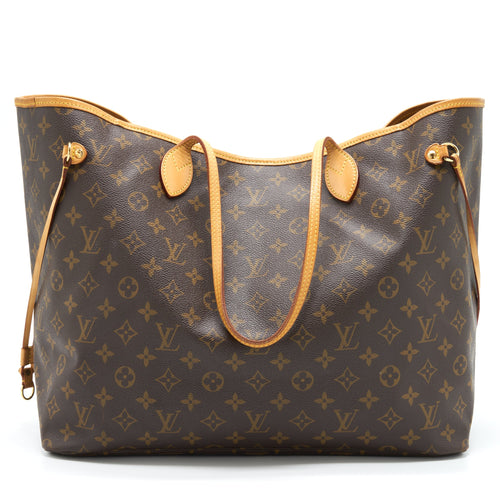 LOUIS VUITTON NEVERFULL GM MONOGRAM CANVAS GHW