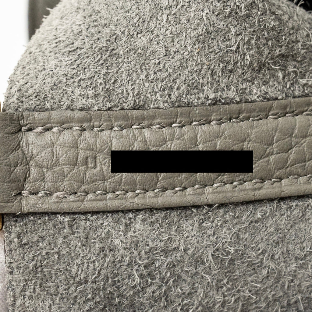 HERMES PICOTIN 18 LOCK BAG CLEMENCE 0L GRIS MEYER GHW