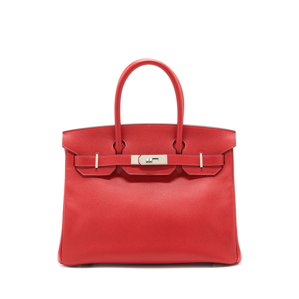 HERMES BIRKIN 30 EPSOM Q5 ROUGE CASAQUE SHW