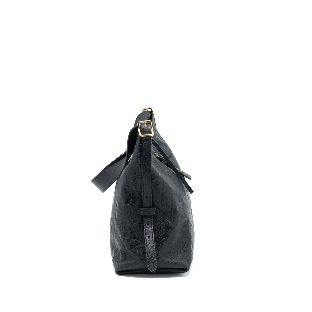 LOUIS VUITTON CARRYALL MM EMPREINTE BLACK GHW (NEW VERSION)