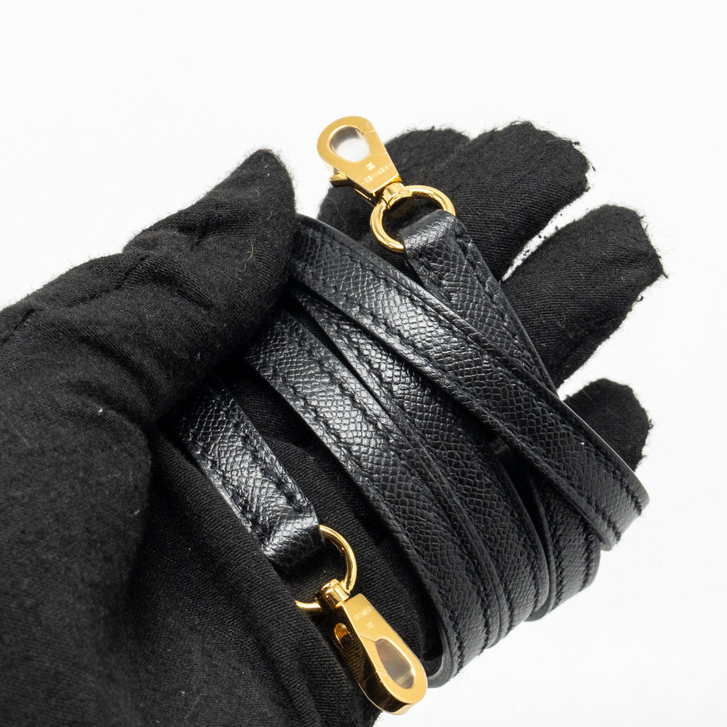 HERMES MINI KELLY II MADAME/LIZARD TOUCH BLACK GHW