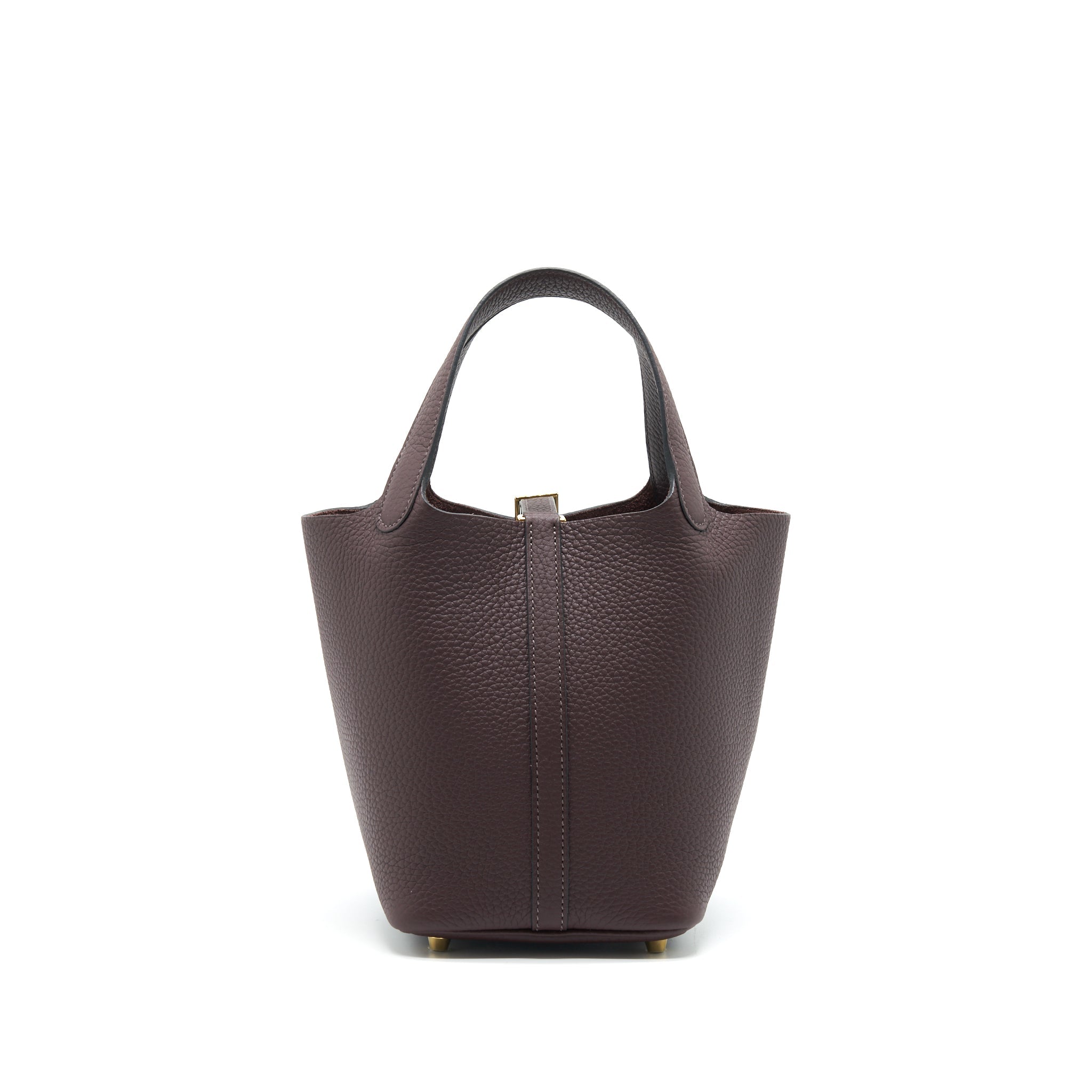 HERMES PICOTIN 18 LOCK BAG ROUGE SELLIER GHW