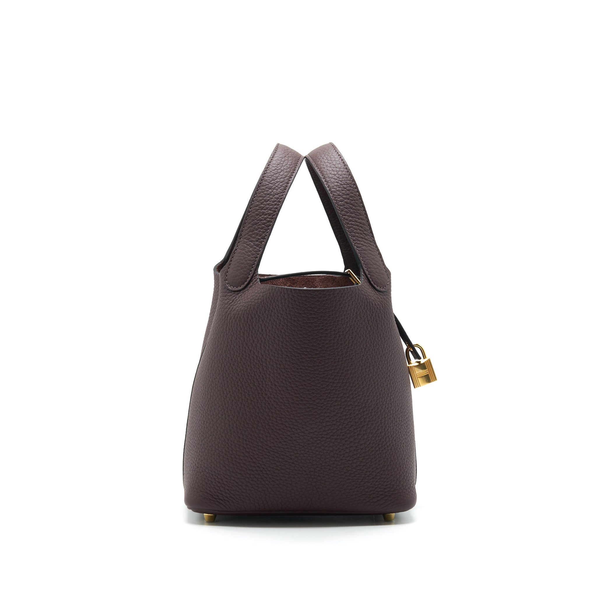 HERMES PICOTIN 18 LOCK BAG ROUGE SELLIER GHW