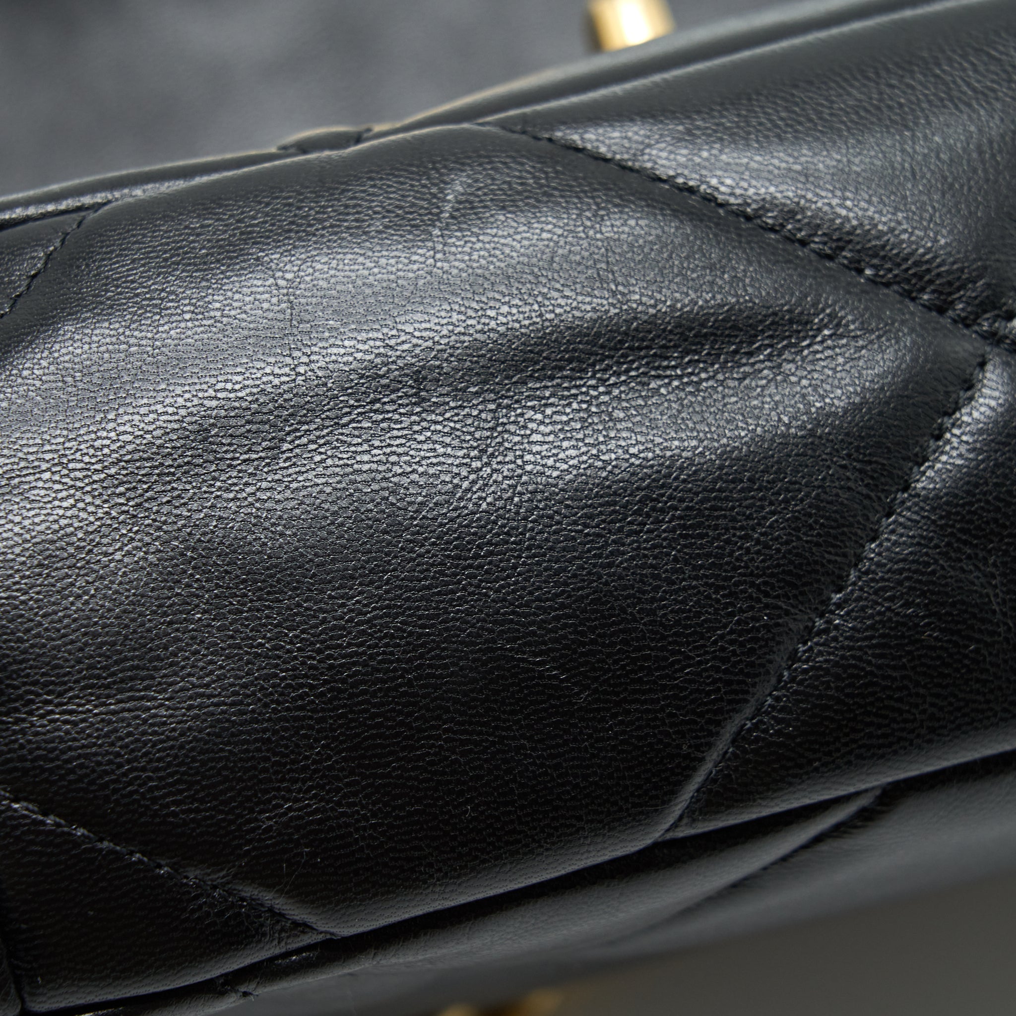 CHANEL SMALL 19 BAG GOATSKIN BLACK WITH GOLD/SLIVER HARDWARE