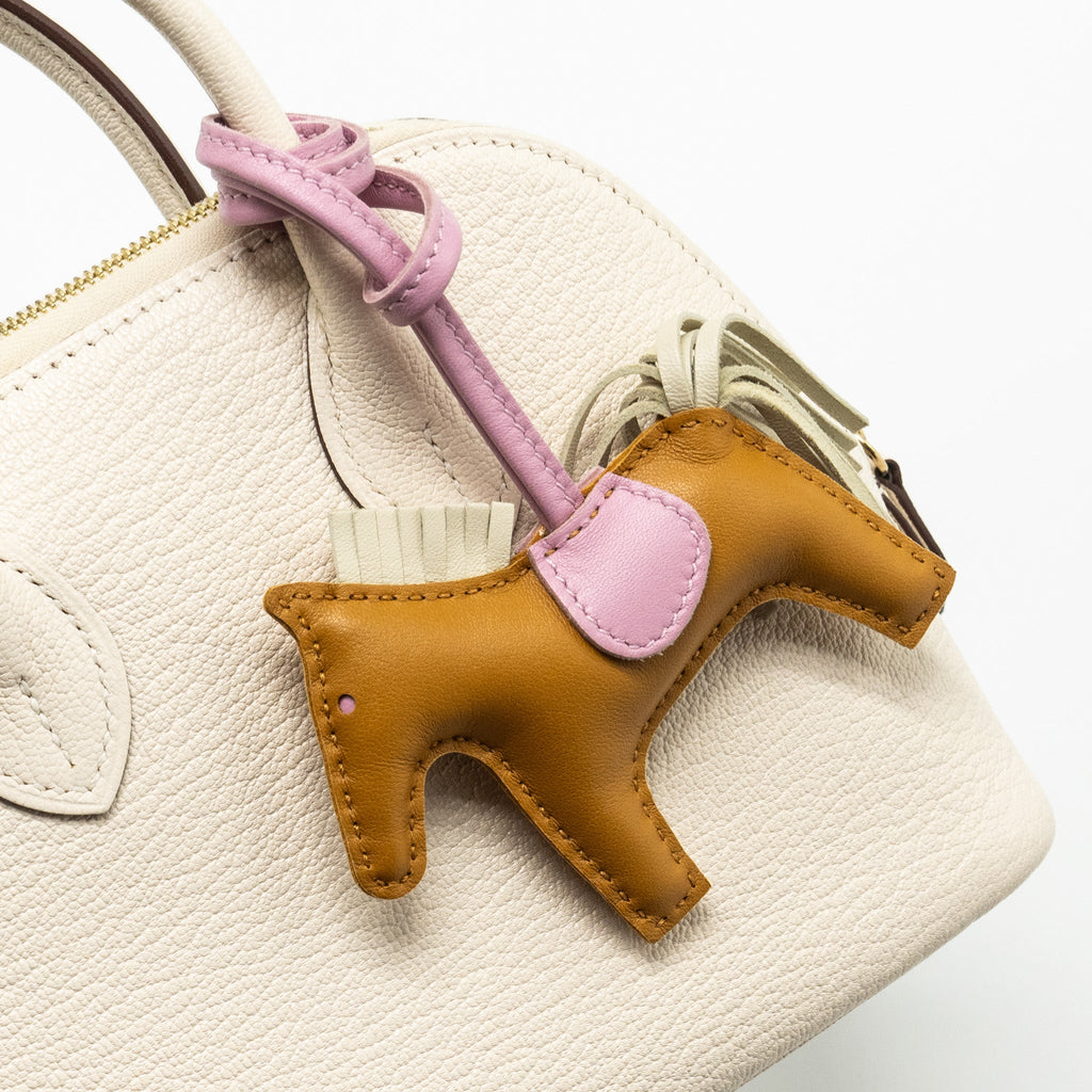HERMES MINI BOLIDE CHÈVRE MYSORE NATA GHW