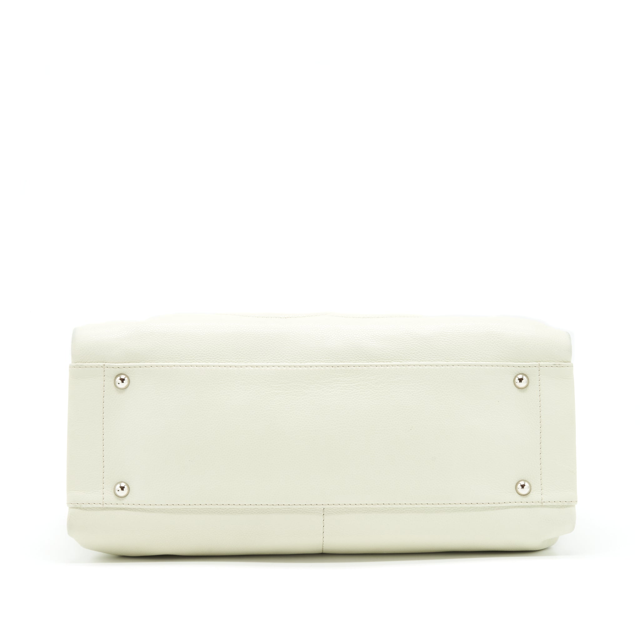 CHANEL LARGE SHOPPING TOTE BAG CAVIAR IVORY SHW