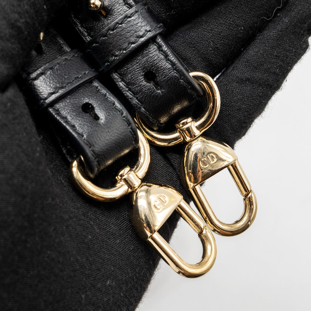 DIOR SMALL MY ABC LADY DIOR LAMBSKIN BLACK GHW