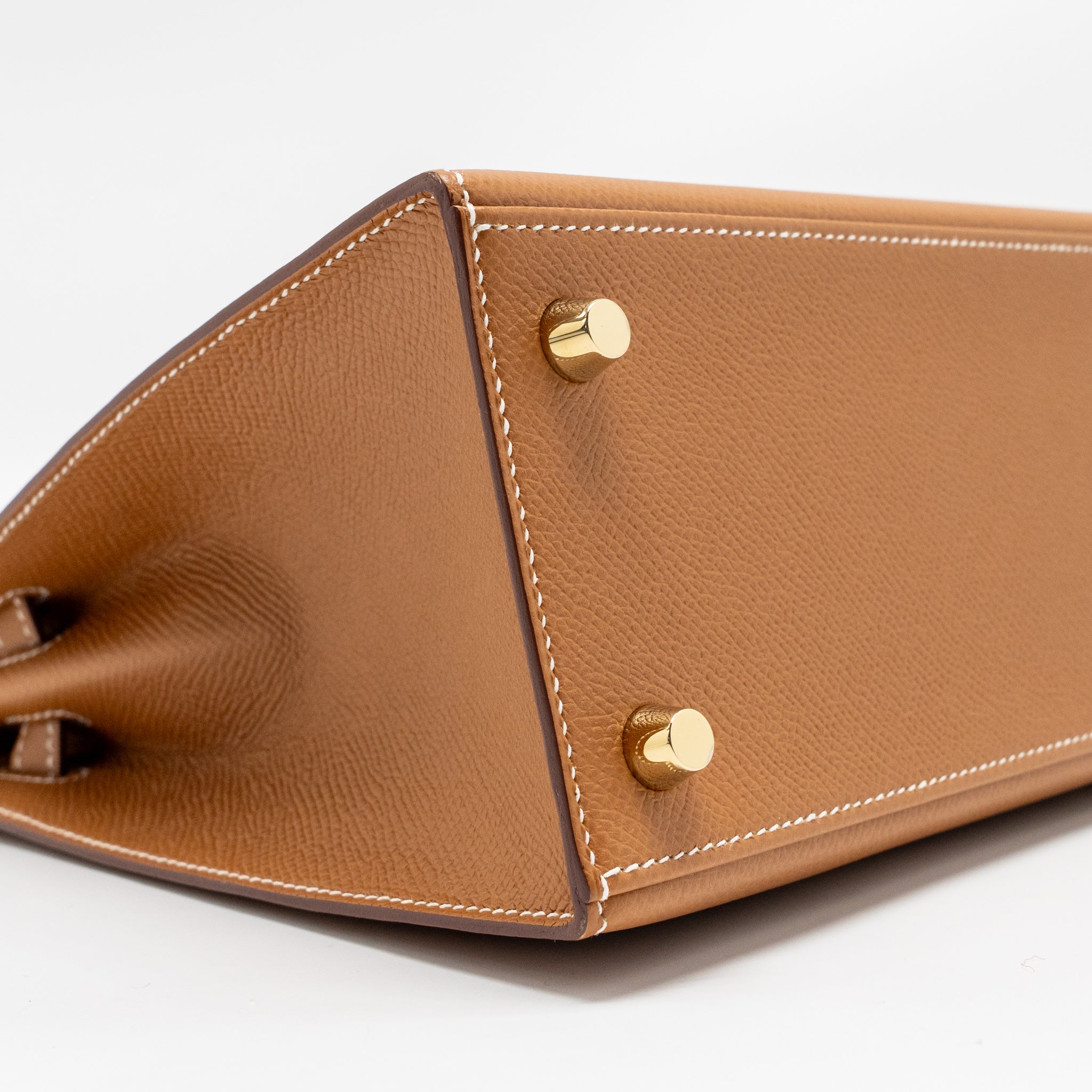 HERMES KELLY 25 EPSOM GOLD GHW